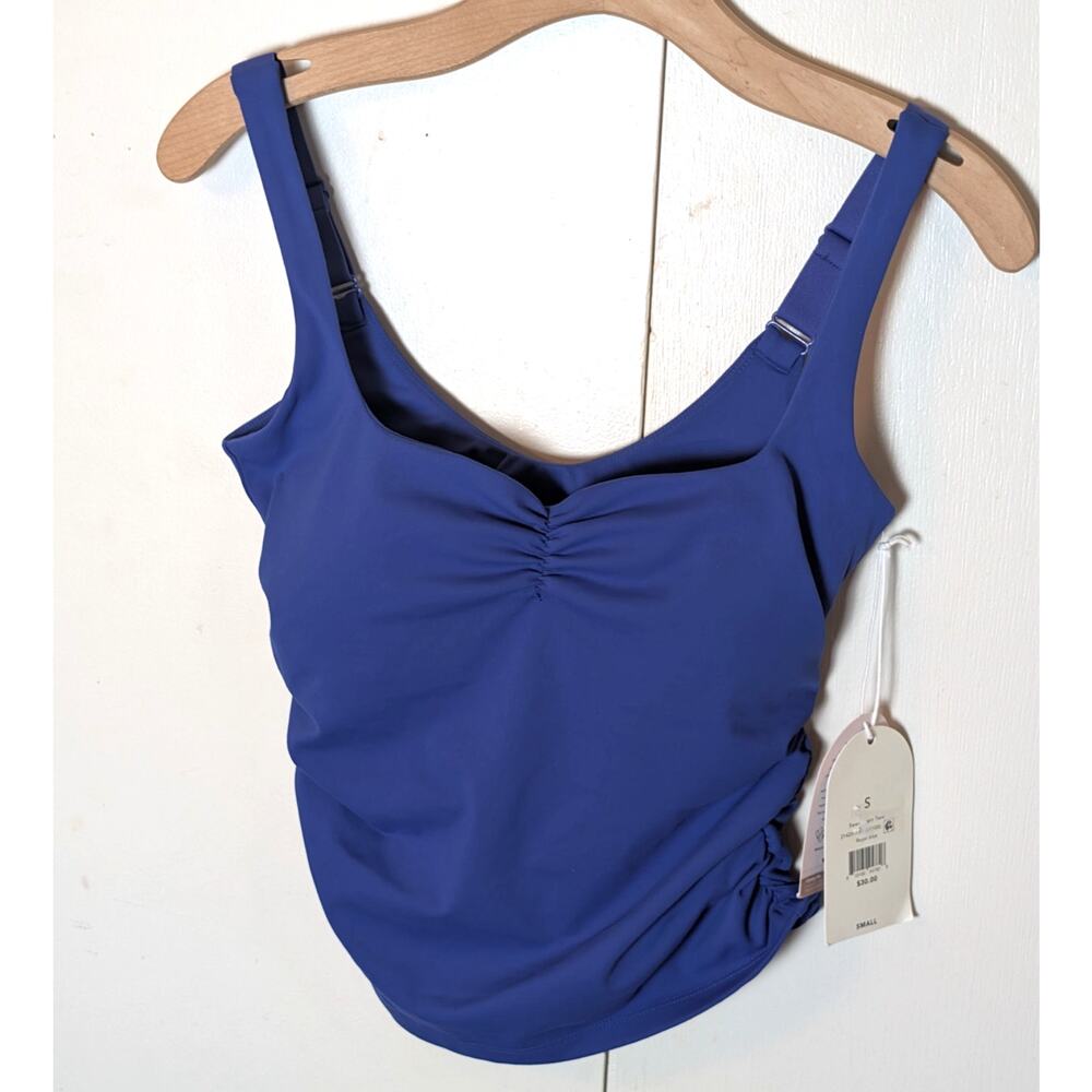 Logilates Blue Ruched Top - Picture 14 of 15